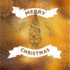 Hand drawn Christmas banners N36