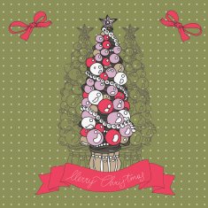 Hand drawn Christmas banners N45