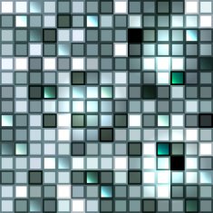 Bright shiny seamless mirror mosaic N5