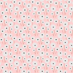 Seamless hand-drawn doodle floral pattern N10