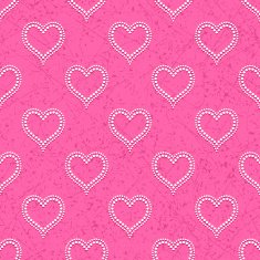 Seamless with polka dotted hearts N4