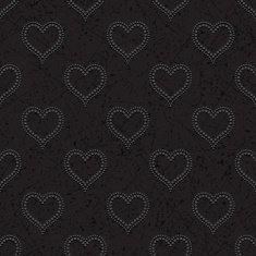 Seamless with polka dotted hearts N5
