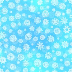 Snowflake seamless pattern N11