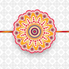 Beautiful rakhi for Raksha Bandhan celebration N11