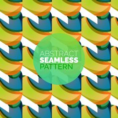 Vector colorful seamless geometric pattern Modern stylish abstract texture N15