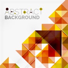 Abstract geometric background Modern overlapping triangles N147