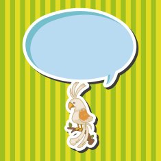bird cartoon theme elements vector eps N46