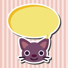 animal cat cartoon theme elements N12