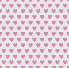 Tileable seamless pink heart pattern background