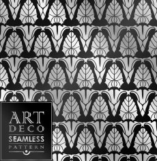 Art Deco seamless vintage wallpaper pattern N24