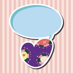 love heart cartoon elements vector eps N28