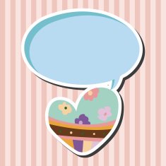love heart cartoon elements vector eps N31