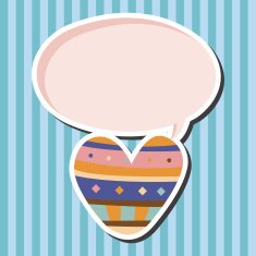 love heart cartoon elements vector eps N32