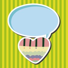 love heart cartoon elements vector eps N38