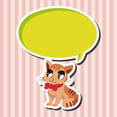 animal cat cartoon theme elements N13
