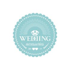 Classic wedding vintage badge N2