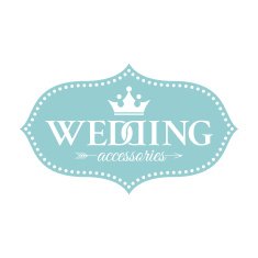 Classic wedding vintage badge N4