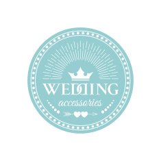 Classic wedding vintage badge N7