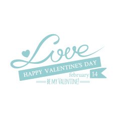 Classic Valentines vintage badge