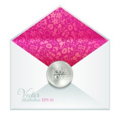 Classic wedding vintage badge N10