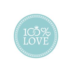 Classic wedding vintage badge N14