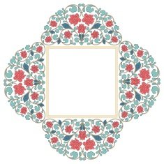 Floral oriental pattern in vintage style N10