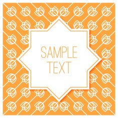 Graphic design vintage frame for logo and badges Abstract outline