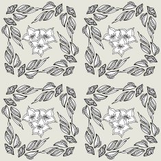 Seamless pattern Abstract pale floral background