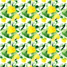 Wildflowers blooming delicate flowers background painted watercolors N25