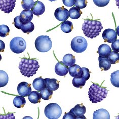 Berries seamless pattern N8