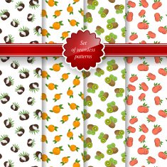 Seamless Pattern with Fruit Background N3