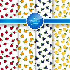 Seamless Pattern with Fruit Background N4