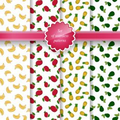 Seamless Pattern with Fruit Background N5