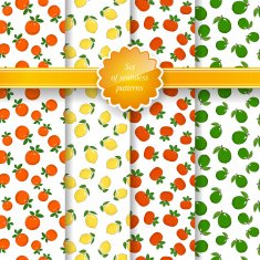 Seamless Pattern with Fruit Background N6