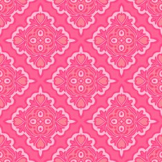 Cute pink Seamless abstract tiled pattern vector web background