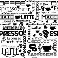 seamless coffee pattern N39
