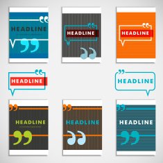 Set vector color lines with conversational bubble N2