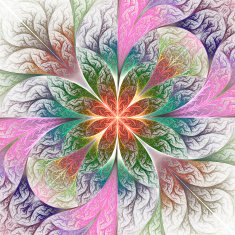 Beautiful pattern in fractal design Collection - frosty