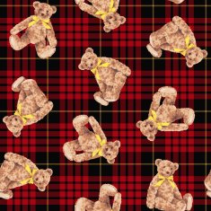Bear illustration pattern N31