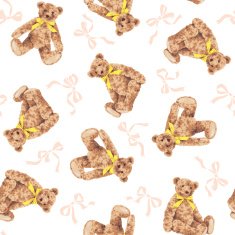 Bear illustration pattern N34