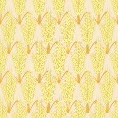 Vector modern wheat seamless background