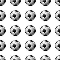 Seamless soccer balls background Football