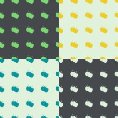 Vector design background of apples For brochures templates