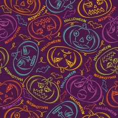 Background with Halloween pumpkins N2