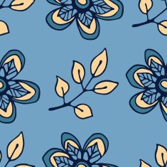 Seamless pattern with leaves N59