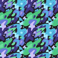 Vector bright seamless pattern