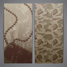 Flayers with military decor