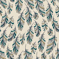 Feather seamless pattern N6