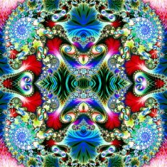 Multicolored Background with Spiral Pattern Collection - Oriental tales