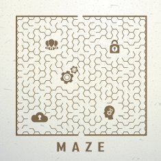 retro square labyrinth N2